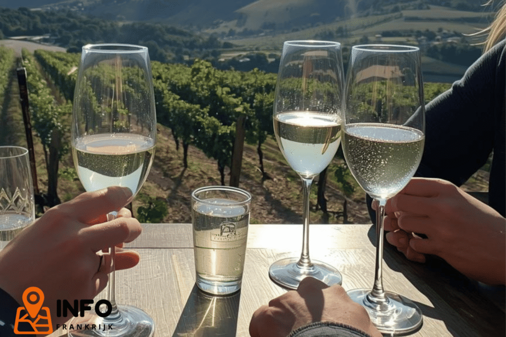 Champagneproeverij in de Champagne-streek