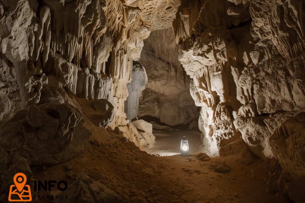 Ontdekking van Franse kalkstenen formaties